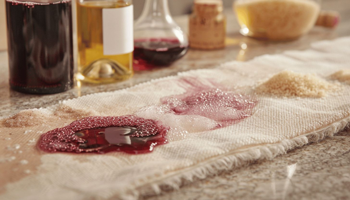 Conseils & astuces - Comment enlever une tache de vin rouge ?